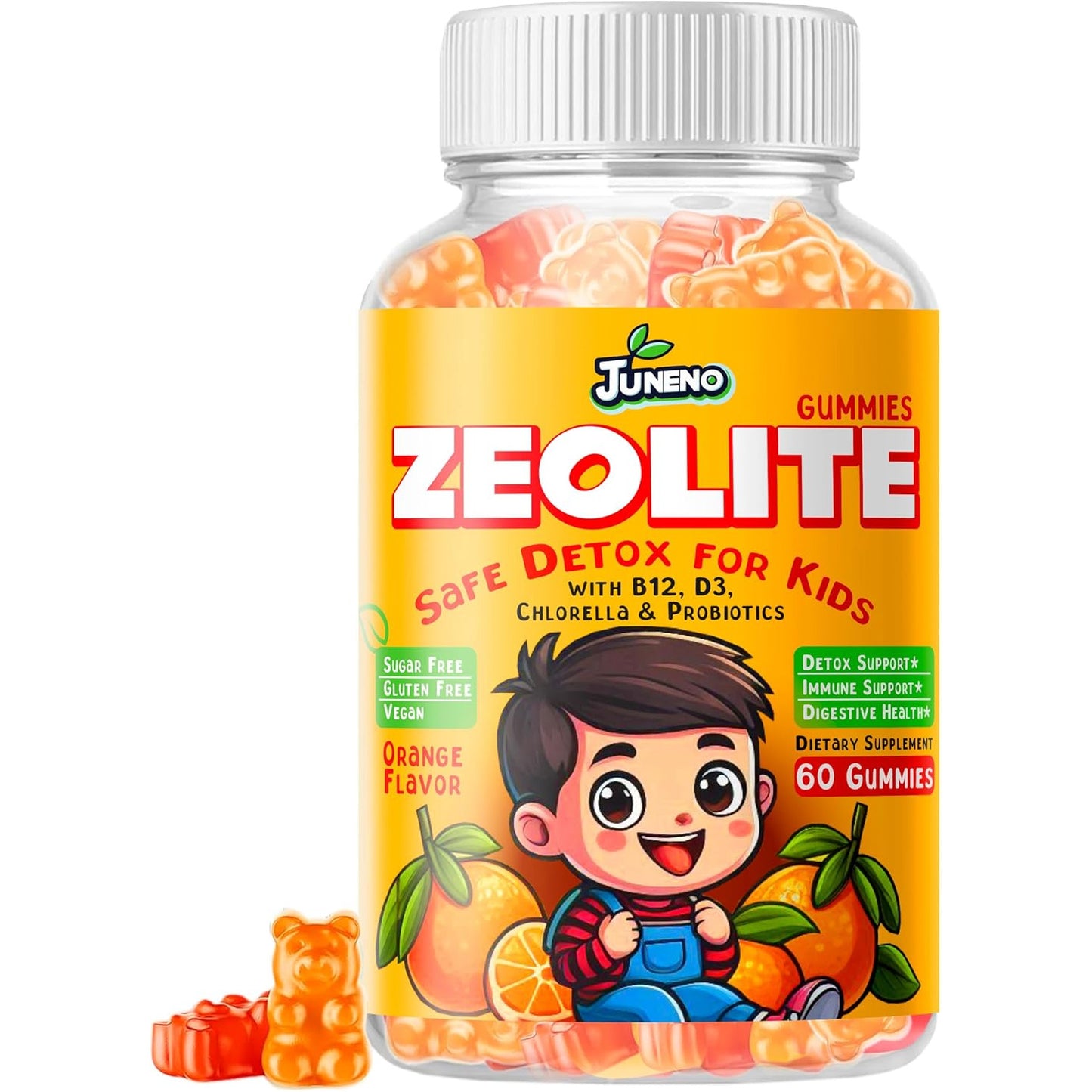 Juneno Zeolite Kids Detox Gummies
