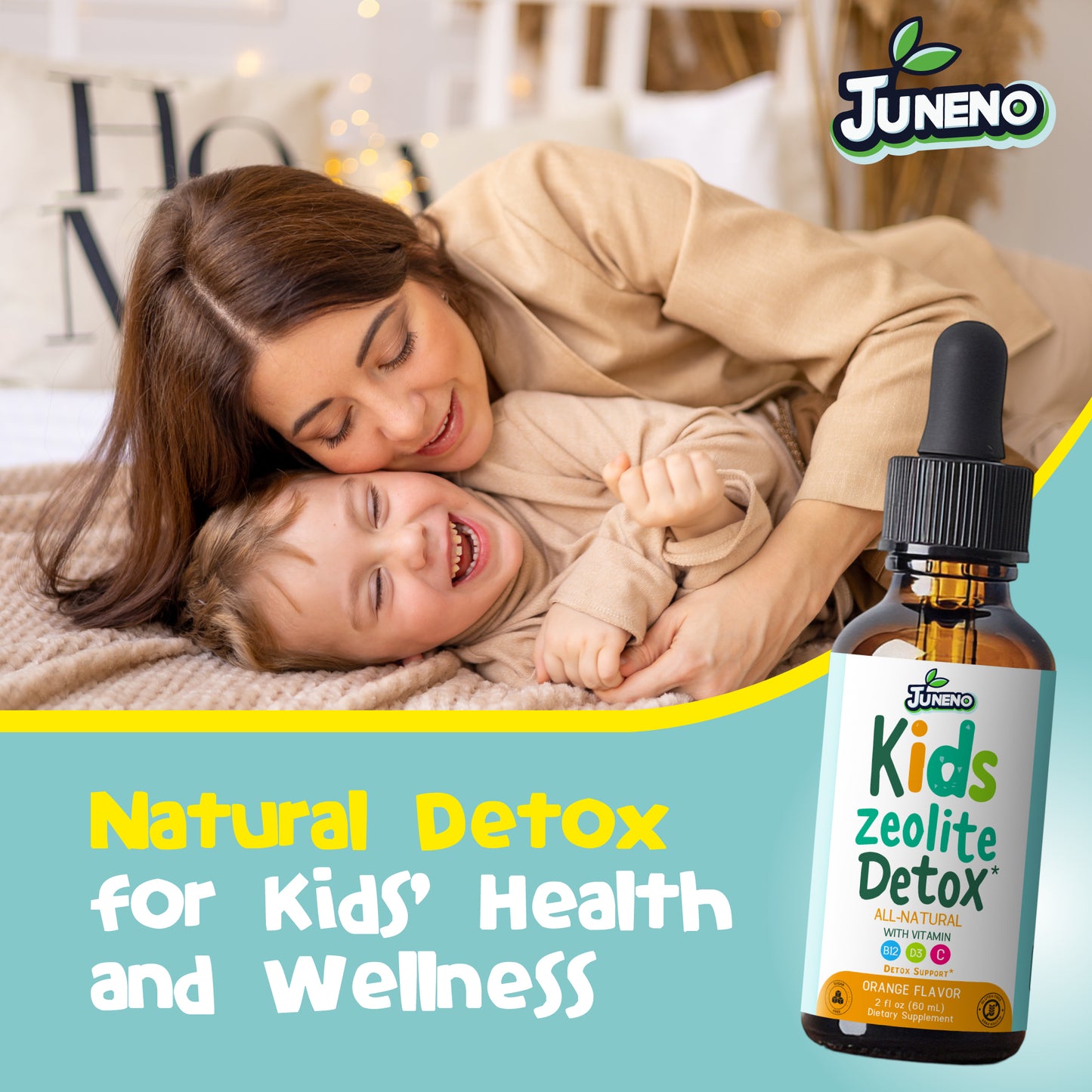 Juneno Zeolite Detox Drops for Kids