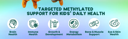 Juneno Methylated Multivitamin Gummies for Kids