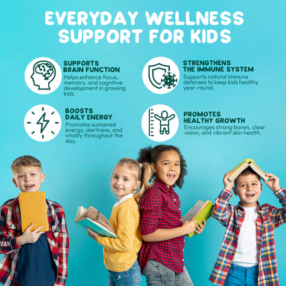 Juneno Methylated Multivitamin Gummies for Kids