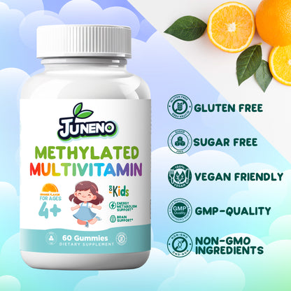 Juneno Methylated Multivitamin Gummies for Kids