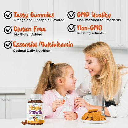 Juneno Height Growth Vitamins Supplement Gummies