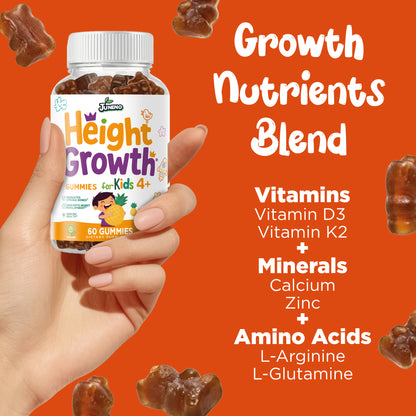 Juneno Height Growth Vitamins Supplement Gummies