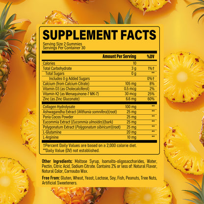 Juneno Height Growth Vitamins Supplement Gummies
