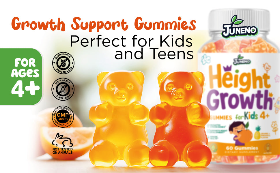 Juneno Height Growth Vitamins Supplement Gummies